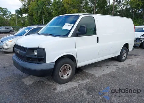 2008 Chevrolet Express Work Van из США, поврежденный, VIN 1GCGG25C381178449